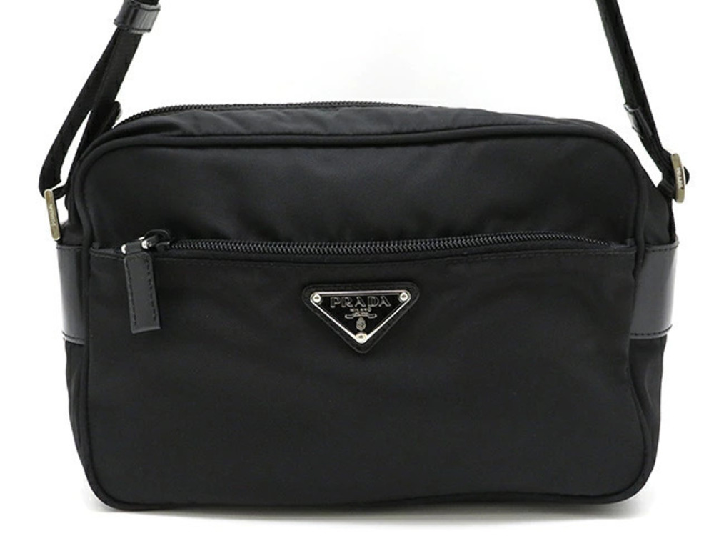 Prada Tessuto Camera Bag shoulder black